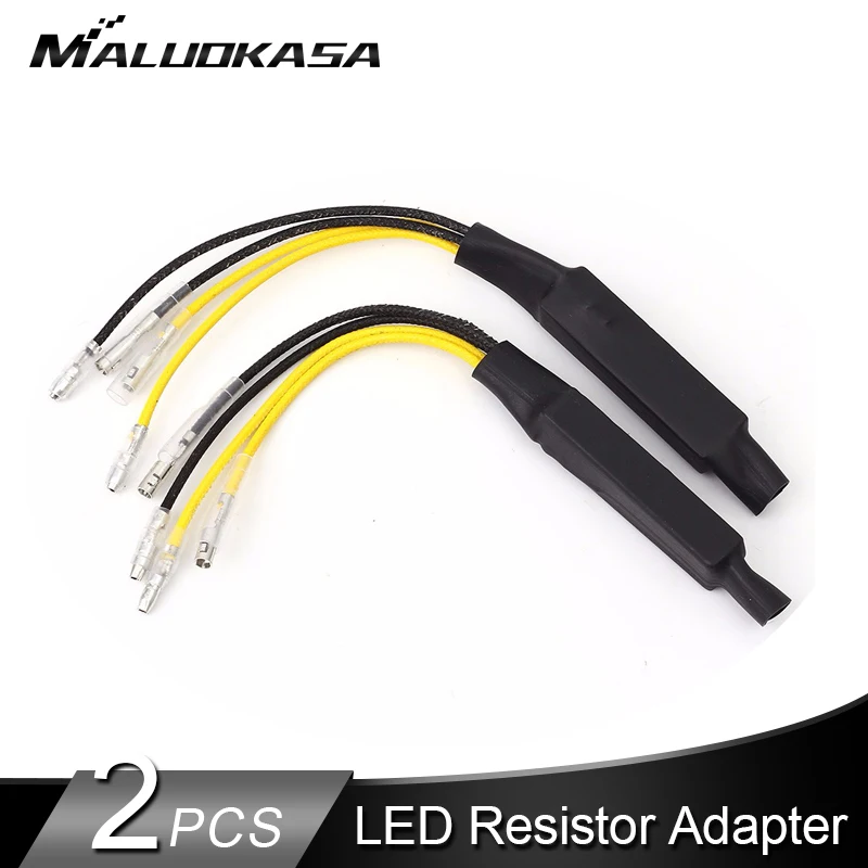 2PCS Motorcycle Flasher LED Turn Signal Indicator Resistor Adapter 12V Universal Motorcycle Blinker Adapter LED Load Resistor
2PCS Motorcycle Flasher LED Turn Signal Indicator Resistor Adapter 12V Universal Motorcycle Blinker Adapter LED Load Resistor