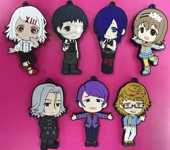 7 pcs Anime Tokyo Ghouls Kaneki Ken,Touka Kirishima Rei Rize ,Juuzou Suzuya,Uta pvc Figures Phone Strap/Keychain Pendant Toys
7 pcs Anime Tokyo Ghouls Kaneki Ken,Touka Kirishima Rei Rize ,Juuzou Suzuya,Uta pvc Figures Phone Strap/Keychain Pendant Toys