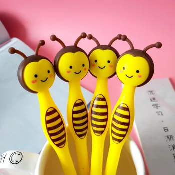 Kawaii Bee Gel Pen Cute 0.5mm Black Ink signature pen office School writing Supplies Stationery gift
Kawaii Bee Gel Pen Cute 0.5mm Black Ink signature pen office School writing Supplies Stationery gift