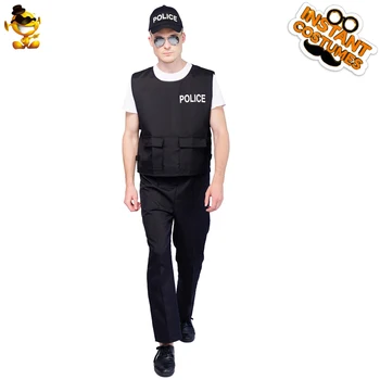 New Arrival Halloween Party Men's Police T-shirt Costume Role Play Carnival&Halloween Party Police Shirt Costume
New Arrival Halloween Party Men's Police T-shirt Costume Role Play Carnival&Halloween Party Police Shirt Costume