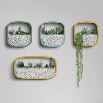 Modern Wall Vase Solid Color Iron Art Shelf Artificial Plant Flower Holder Vases Hanging Bonsai Planter / Home Decoration Crafts
Modern Wall Vase Solid Color Iron Art Shelf Artificial Plant Flower Holder Vases Hanging Bonsai Planter / Home Decoration Crafts