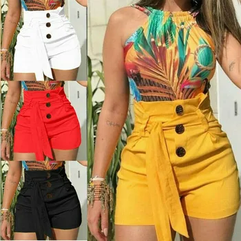 Fashion New High Waist Shorts Women Summer Stylish Loose Shorts Belt Beach High Waist Short Trousers Shorts Women
Fashion New High Waist Shorts Women Summer Stylish Loose Shorts Belt Beach High Waist Short Trousers Shorts Women