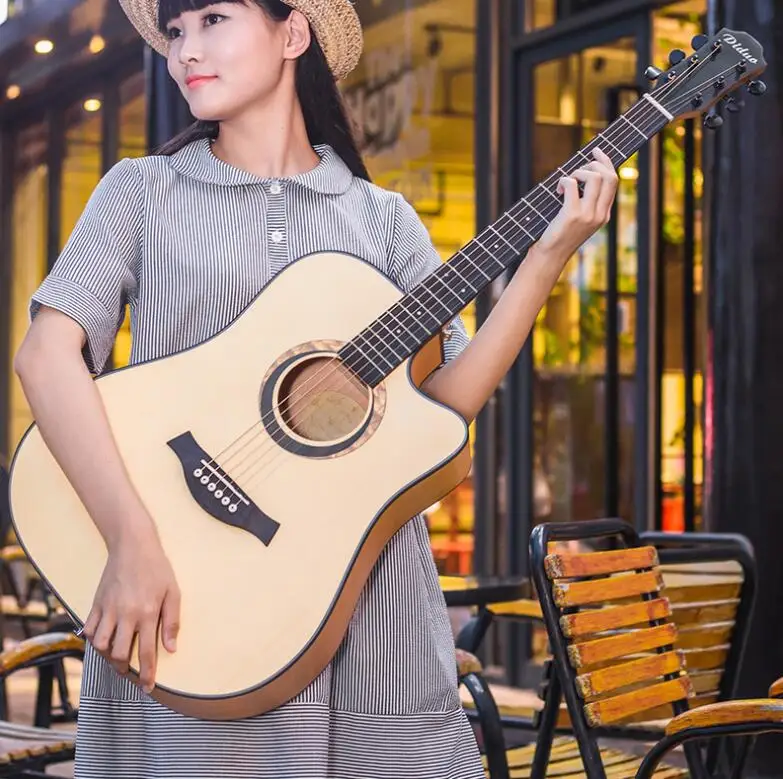 41 inch acoustic guitar, spruce, Nanyang wood, missing corner, mid-range, beginner, practice, acoustic guitar free shipping
41 inch acoustic guitar, spruce, Nanyang wood, missing corner, mid-range, beginner, practice, acoustic guitar free shipping