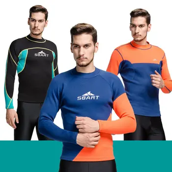 2019 Neoprene 2mm Wetsuit Long Sleeve T Shirt 3 Styles Option Men Swimming Surfing Diving Jacket Top
2019 Neoprene 2mm Wetsuit Long Sleeve T Shirt 3 Styles Option Men Swimming Surfing Diving Jacket Top