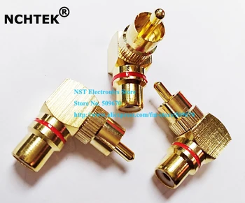 NCHTEK Gold Plated 90 Degree Right Angled RCA Male to RCA Female Adapter/Free Shipping/20PCS
NCHTEK Gold Plated 90 Degree Right Angled RCA Male to RCA Female Adapter/Free Shipping/20PCS