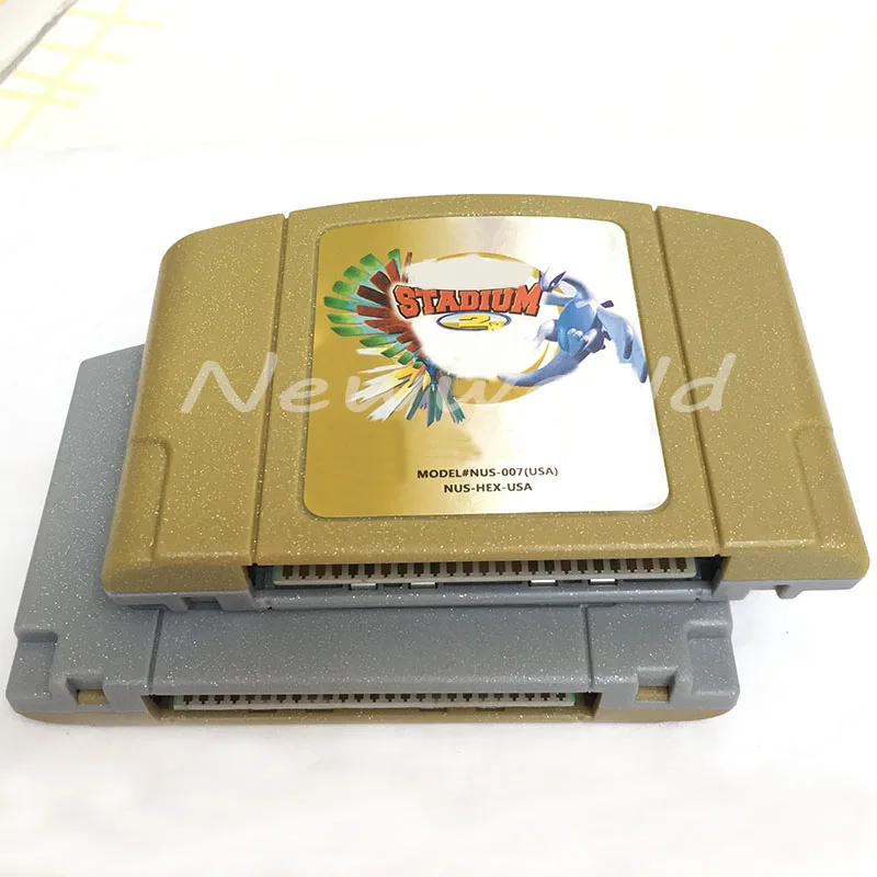 Stadium 1 Stadium 2 English Languae Video Game Cartridge Card for 64 Bit Game Console US NTSC Version
Stadium 1 Stadium 2 English Languae Video Game Cartridge Card for 64 Bit Game Console US NTSC Version