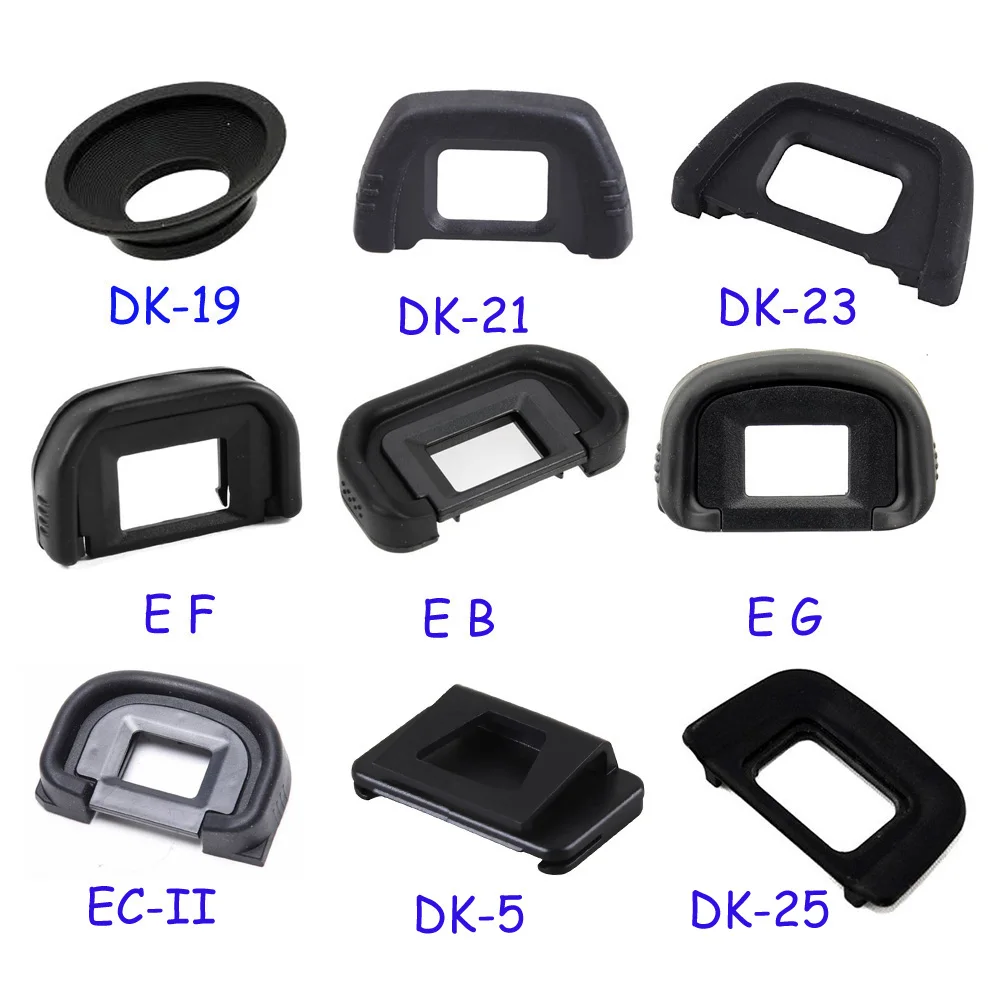 100pcs DK-19 DK-21 DK-23 EF EB EG DK-24 DK-25 EC DK-5 DK-20 Rubber Eye Cup Eyepiece Eyecup for Nikon Canon SLR Camera
100pcs DK-19 DK-21 DK-23 EF EB EG DK-24 DK-25 EC DK-5 DK-20 Rubber Eye Cup Eyepiece Eyecup for Nikon Canon SLR Camera