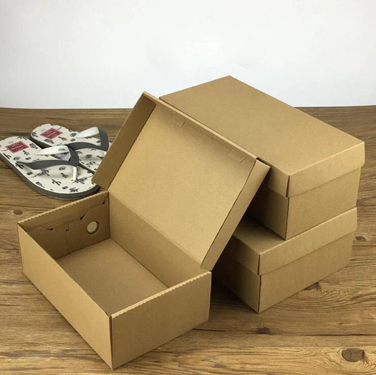 100Pcs Custom Printed Logo Brown paper shoe box Gift Box Foldable Corrugated Paper Box For Packaging Shoe
100Pcs Custom Printed Logo Brown paper shoe box Gift Box Foldable Corrugated Paper Box For Packaging Shoe