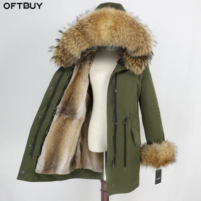 OFTBUY 2019 Waterproof Parka Winter Jacket Women Real Fur Coat Natural Raccoon Fur Collar Cuffs Rabbit Fur Liner Luxury Brand
OFTBUY 2019 Waterproof Parka Winter Jacket Women Real Fur Coat Natural Raccoon Fur Collar Cuffs Rabbit Fur Liner Luxury Brand