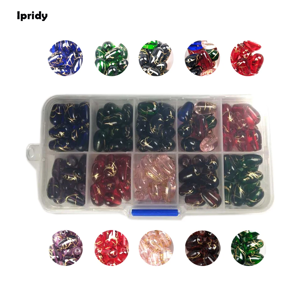 Ipridy 1box/lot 8*13.5mm Crystal Smooth Surface Drop Glass Beads for DIY Jewelry Necklace Stud Earring Bracelets 
Ipridy 1box/lot 8*13.5mm Crystal Smooth Surface Drop Glass Beads for DIY Jewelry Necklace Stud Earring Bracelets