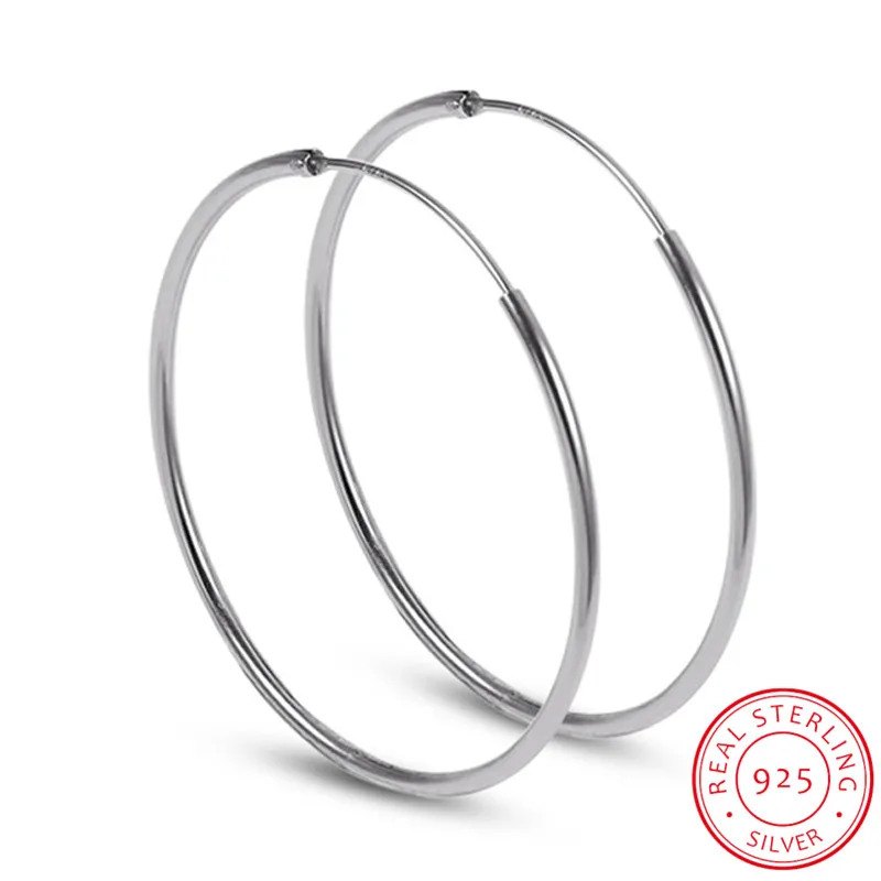 Minimalist 925 Sterling Silver Large Hoop Earrings Female Big Round Circle Buckle Earrings Hoop Ear Rings for Ladies SE134
Minimalist 925 Sterling Silver Large Hoop Earrings Female Big Round Circle Buckle Earrings Hoop Ear Rings for Ladies SE134