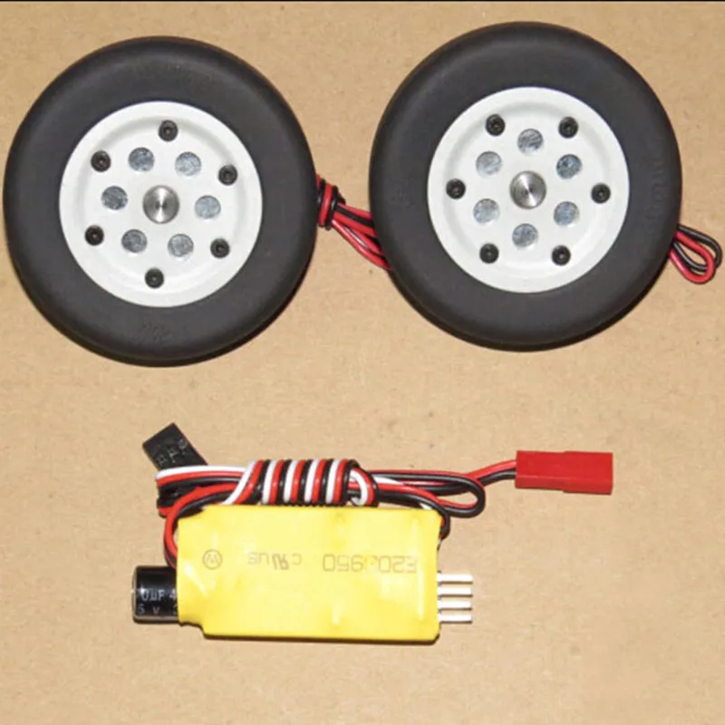 electric brake wheel controller 50/55/60/65mm rear tire 40mm front tire for fixed wing RC plane model 2-6S
electric brake wheel controller 50/55/60/65mm rear tire 40mm front tire for fixed wing RC plane model 2-6S