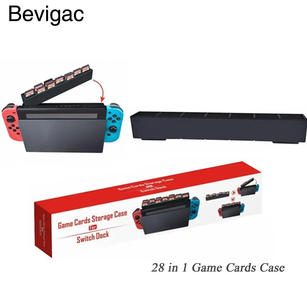 Bevigac 28 in 1 Game Cards Case For Nintend Switch Plastic Storage Cover Box Holder Console Dock Bracket Stand for Nintendo NS
Bevigac 28 in 1 Game Cards Case For Nintend Switch Plastic Storage Cover Box Holder Console Dock Bracket Stand for Nintendo NS