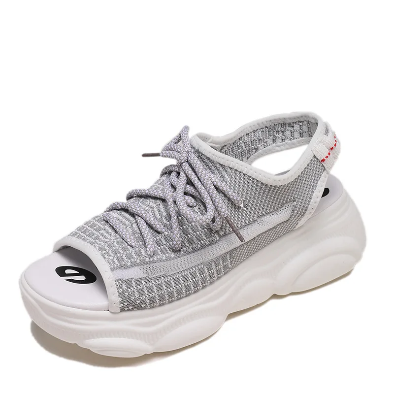 2019 New Women's Casual Shoes Angel Star White Sports Shoes Thick Bottom Breathable Mesh Fish Mouth Muffin Bottom Roman Sandals
2019 New Women's Casual Shoes Angel Star White Sports Shoes Thick Bottom Breathable Mesh Fish Mouth Muffin Bottom Roman Sandals