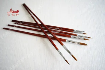 7Pcs Different Size Artist weasel hair and Mixed hair brush Birch rod pen set gouache painting watercolor brush art supplies
7Pcs Different Size Artist weasel hair and Mixed hair brush Birch rod pen set gouache painting watercolor brush art supplies