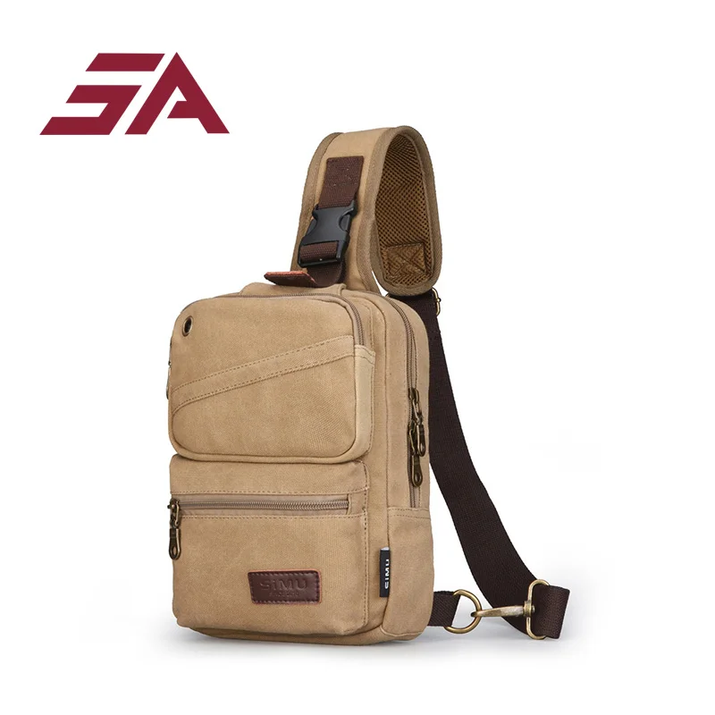 SA 2018 Brand Quality Assurance CHEST BAG MEN WOMEN canvas Messenger Bag Fashion Men's Black solid shoulder bag
SA 2018 Brand Quality Assurance CHEST BAG MEN WOMEN canvas Messenger Bag Fashion Men's Black solid shoulder bag