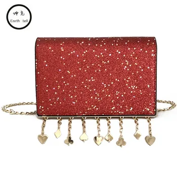 New sequins fashion women Shoulder bags tassel Luxury PU leather famous brands design handbag girl chain messenger Shoulder bag
New sequins fashion women Shoulder bags tassel Luxury PU leather famous brands design handbag girl chain messenger Shoulder bag