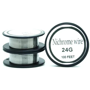 Nichrome wire 24 Gauge 100 FT 0.5mm Cantal Resistance Resistor AWG Heating wire Resistance wire Alloy heating yarn Mentos
Nichrome wire 24 Gauge 100 FT 0.5mm Cantal Resistance Resistor AWG Heating wire Resistance wire Alloy heating yarn Mentos