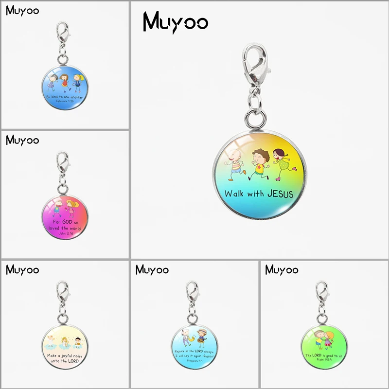 Bible Verse Love Jesus Quotes Fashion Pendant with Lobster Buckle Children Bible Verse Words Glass Dome Round Charms Pendants
Bible Verse Love Jesus Quotes Fashion Pendant with Lobster Buckle Children Bible Verse Words Glass Dome Round Charms Pendants