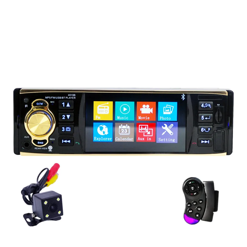 Fonwoon 1 Din Автомобильный мультимедийный плеер Авторадио Bluetooth MP3 MP5 Авто стерео