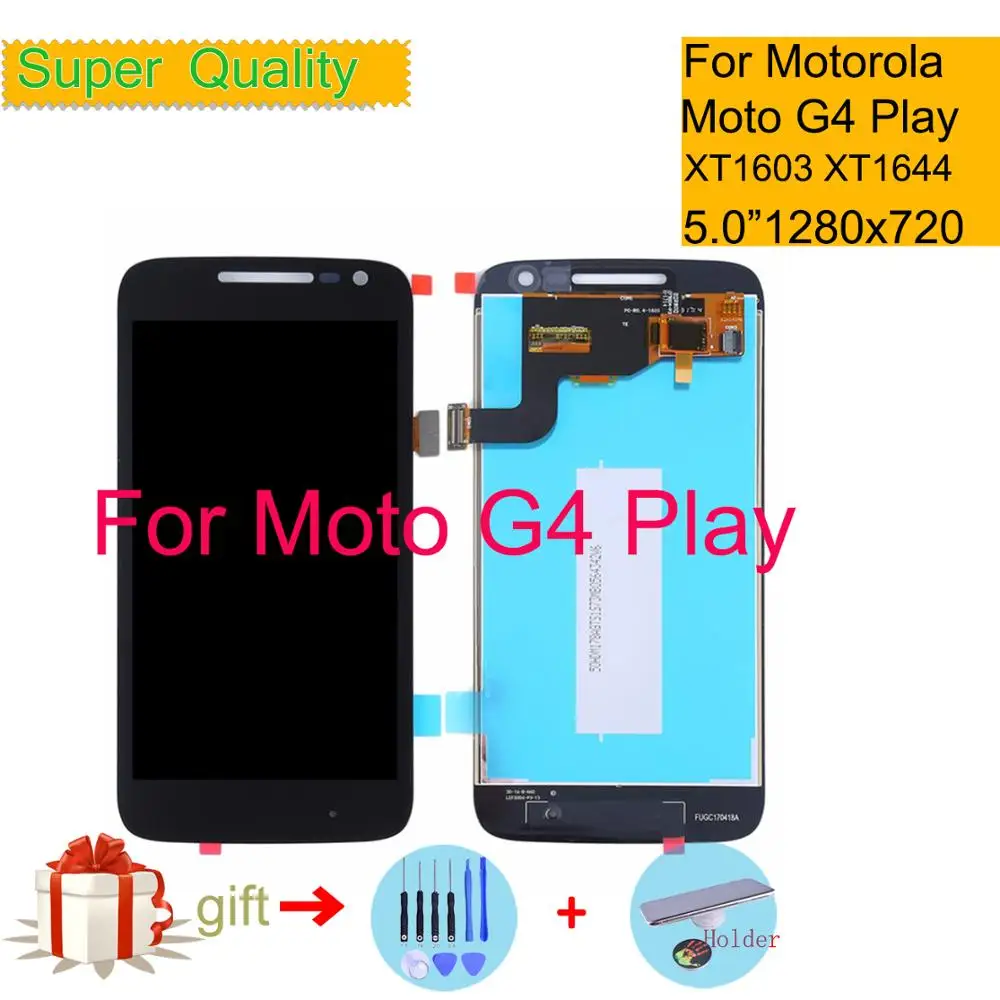 5.0" For Motorola Moto G4 Play XT1603 LCD Display Touch Screen Digitizer Sensor Complete LCD Assembly Monitor Module XT1644
5.0" For Motorola Moto G4 Play XT1603 LCD Display Touch Screen Digitizer Sensor Complete LCD Assembly Monitor Module XT1644