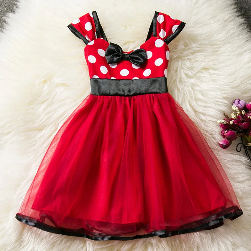 Minnie Sleeveless Ankle-Length Girls Dress Children Summer Cartoon Dot Bow-knot Party Show Tutu Princess Kids Dresses For Girls
Minnie Sleeveless Ankle-Length Girls Dress Children Summer Cartoon Dot Bow-knot Party Show Tutu Princess Kids Dresses For Girls