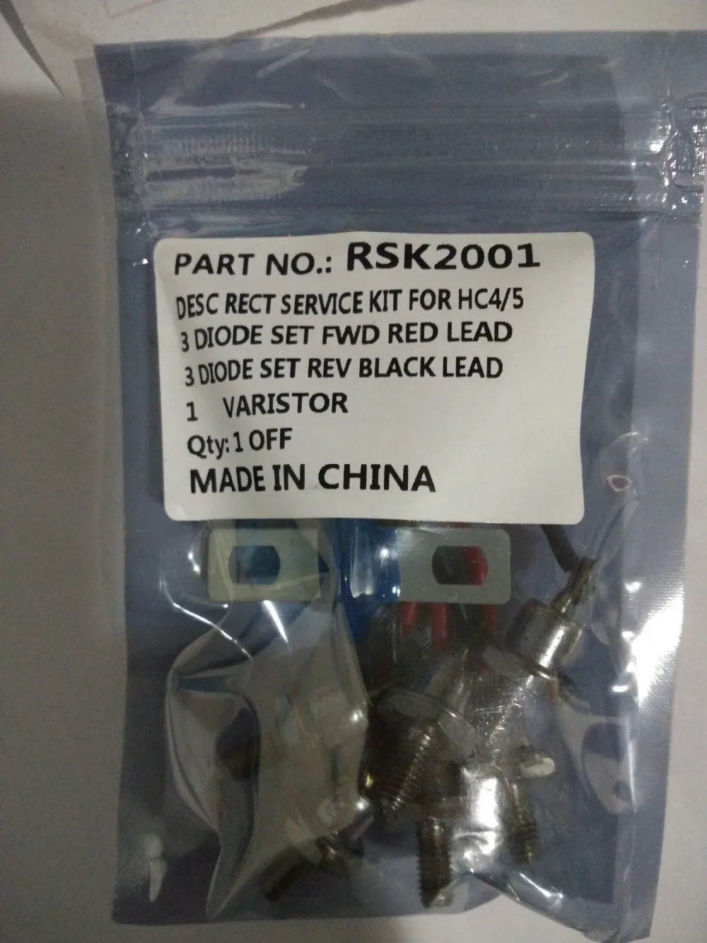 Rectifier diode RSK2001 three phase generator bridge rectifier diode 1PCS Varistor B with 6 pcs ZX25A 3 positive and 3 negative
Rectifier diode RSK2001 three phase generator bridge rectifier diode 1PCS Varistor B with 6 pcs ZX25A 3 positive and 3 negative