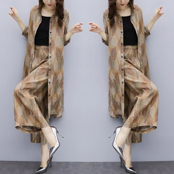 Floral Print Casual Fashion Two Piece Set Loose Big Size Costumes For Women Elegant Temperament Ensemble Femme Survetement
Floral Print Casual Fashion Two Piece Set Loose Big Size Costumes For Women Elegant Temperament Ensemble Femme Survetement