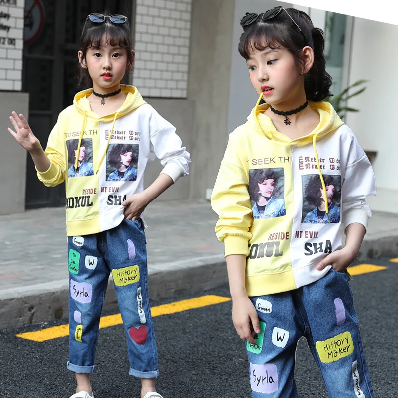 Girls Clothing Sets Kids Clothes Children Clothing Girls Clothes Suits Hoodies and Jeans Suit Sports Suit For Girl 2019 New
Girls Clothing Sets Kids Clothes Children Clothing Girls Clothes Suits Hoodies and Jeans Suit Sports Suit For Girl 2019 New