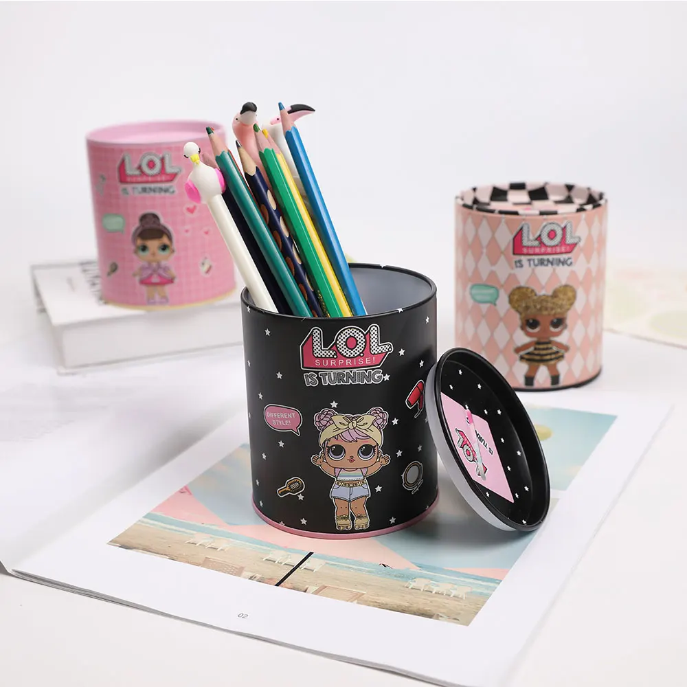 TOPSTHINK Funny girl cylinder organizer stationery opening lid pencil holder small cartoon multi-function pen holder
TOPSTHINK Funny girl cylinder organizer stationery opening lid pencil holder small cartoon multi-function pen holder