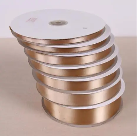 One Roll100Yards Champagne Silk Satin Ribbon For Wedding Party Decoration Gift Wrapping Apparel Accessories wholesales 6mm-50mm
One Roll100Yards Champagne Silk Satin Ribbon For Wedding Party Decoration Gift Wrapping Apparel Accessories wholesales 6mm-50mm