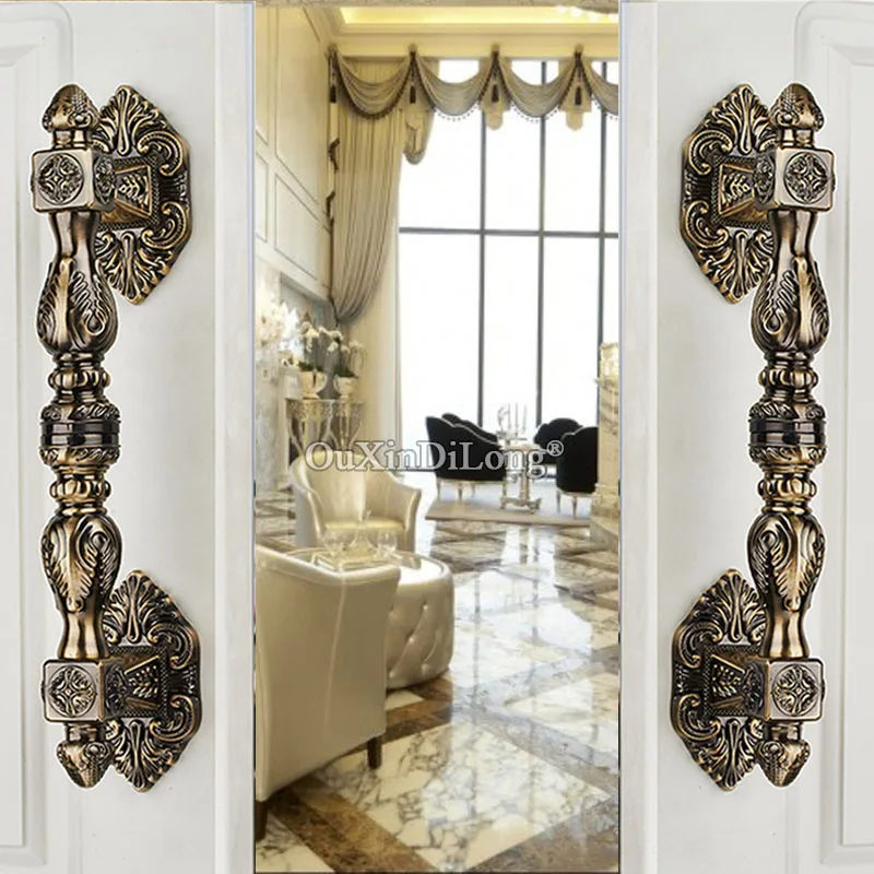DHL Shipping 2PCS European Style Solid Bronze Door Handles Villas Antique Wood Door Handle(Length:350mm,C.C:235mm) JF1688
DHL Shipping 2PCS European Style Solid Bronze Door Handles Villas Antique Wood Door Handle(Length:350mm,C.C:235mm) JF1688