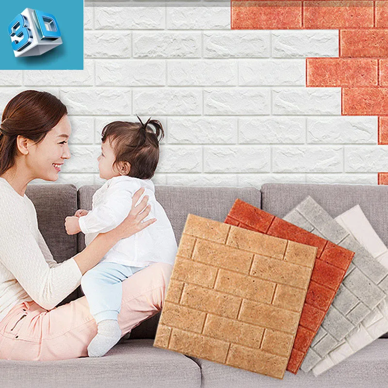 Hot Sale PE Foam 3D Wallpaper DIY Wall Stickers Wall Decor Embossed Brick Stone Wallpaper Room House 70 X 38 cm Poster
Hot Sale PE Foam 3D Wallpaper DIY Wall Stickers Wall Decor Embossed Brick Stone Wallpaper Room House 70 X 38 cm Poster