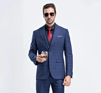 (Jacket+Vest+Pants)2019 Spring Men's Business Slim Fit Suits Men High Quality Wedding Stripe Wool Suit Jacket Coat Size S-4XL
(Jacket+Vest+Pants)2019 Spring Men's Business Slim Fit Suits Men High Quality Wedding Stripe Wool Suit Jacket Coat Size S-4XL