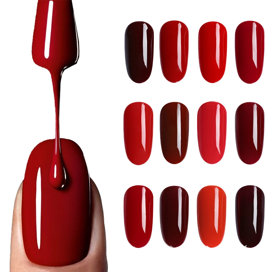 12pcs Red Nail Gel Polish Gel Quick dry Hybrid Varnish Soak Off Paint Lasting Unpeelable Manicure Nail Art Lacquer JIJH01-12-1
12pcs Red Nail Gel Polish Gel Quick dry Hybrid Varnish Soak Off Paint Lasting Unpeelable Manicure Nail Art Lacquer JIJH01-12-1
