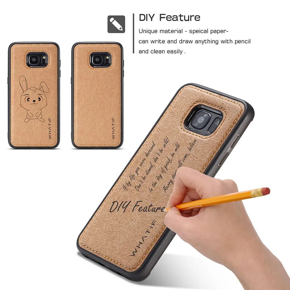 Unique Slim Protective Case for Samsung Galaxy S7/S7 Edge Shockproof TPU Cover Support DIY Letter Drawing
Unique Slim Protective Case for Samsung Galaxy S7/S7 Edge Shockproof TPU Cover Support DIY Letter Drawing