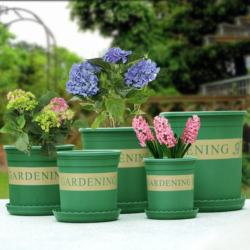 3pcs Plastic PP Resin Garden Flower Pot Durable Reusable Simple Brief Style Corrosion Resistant Flowerpot With Tray
3pcs Plastic PP Resin Garden Flower Pot Durable Reusable Simple Brief Style Corrosion Resistant Flowerpot With Tray