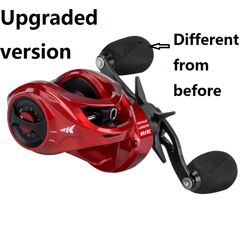 KastKing Royale Legend Elite 11+1 Ball Bearing Baitcasting Fishing Reel Magnetic Brake Reel Fishing Reel With Left/Right Handle
KastKing Royale Legend Elite 11+1 Ball Bearing Baitcasting Fishing Reel Magnetic Brake Reel Fishing Reel With Left/Right Handle