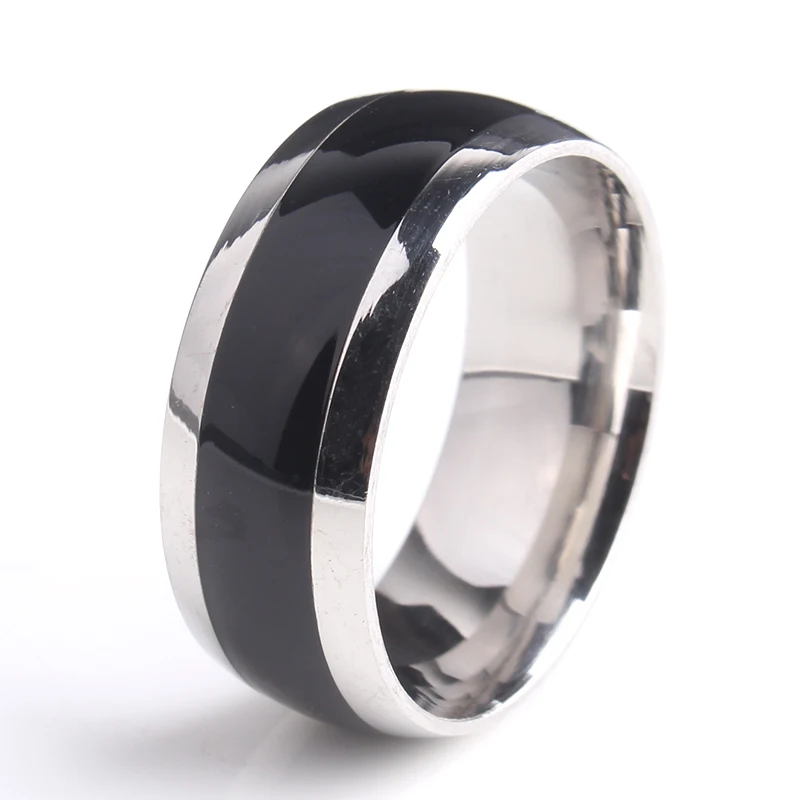 8mm Black stripes fillet 316L Stainless Steel finger rings for men women wholesale
8mm Black stripes fillet 316L Stainless Steel finger rings for men women wholesale