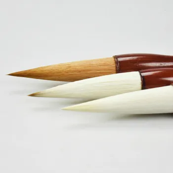 Chinese Calligraphy Brushes Pen Hopper-shaped Brush Running Cursive Woolen Hair Chinese Painting Brush The Scholar's Four Jewels 
Chinese Calligraphy Brushes Pen Hopper-shaped Brush Running Cursive Woolen Hair Chinese Painting Brush The Scholar's Four Jewels