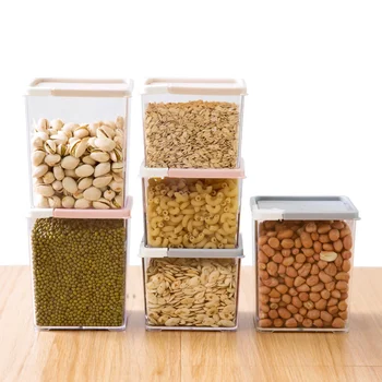 High Quality 2019 Plastic Sealed Cans Kitchen Storage Box Transparent Food Canister Keep Fresh New Clear Container lw0325412
High Quality 2019 Plastic Sealed Cans Kitchen Storage Box Transparent Food Canister Keep Fresh New Clear Container lw0325412