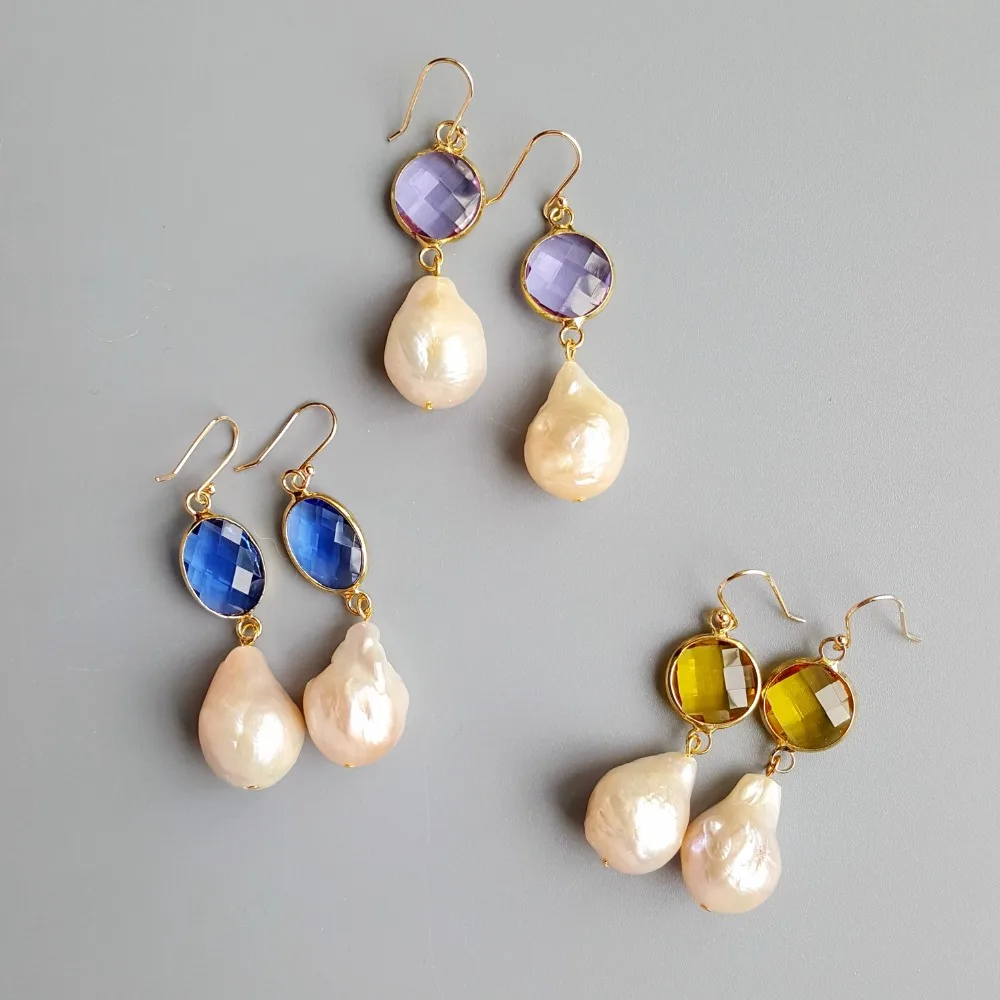Lii Ji Real White Pink Baroque Pearl Crystal Earrings 925 Sterling Silver Hook Handmade Delicate Jewelry For Women Gift 1 Pair
Lii Ji Real White Pink Baroque Pearl Crystal Earrings 925 Sterling Silver Hook Handmade Delicate Jewelry For Women Gift 1 Pair