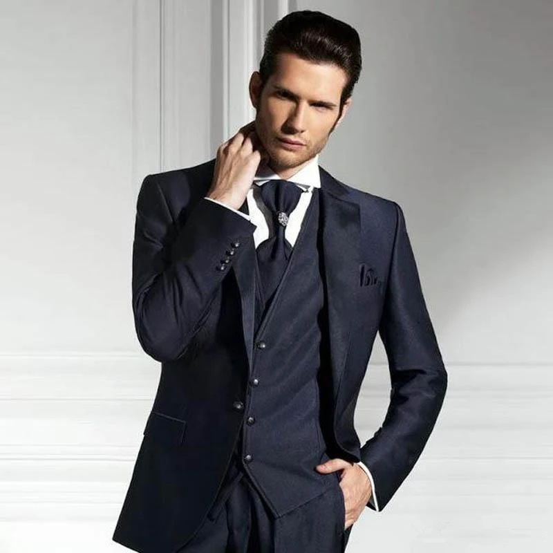 New Arrival One Button Groomsmen Notch Lapel Groom Tuxedos Men Suits Wedding/Prom Best Man Blazer ( Jacket+Pants+Vest+Tie)A144
New Arrival One Button Groomsmen Notch Lapel Groom Tuxedos Men Suits Wedding/Prom Best Man Blazer ( Jacket+Pants+Vest+Tie)A144