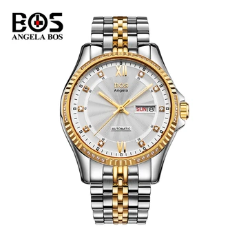 Reloj Hombre ANGELA BOS Brand Automatic Watches For Men Luxury Waterproof Fashion Stainless Steel Mechanical Military Watch 2020
Reloj Hombre ANGELA BOS Brand Automatic Watches For Men Luxury Waterproof Fashion Stainless Steel Mechanical Military Watch 2020