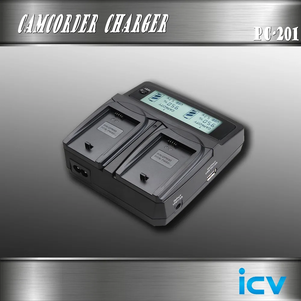 

icv NB-10L NB10L Battery Dual Car + Desktop Camera Charger USB Port For Canon PowerShot SX60 HS, SX50 HS, SX40 HS, G15 G16 G1 X