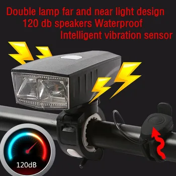 LED Spotlight Far And Near Light Design Double Lamp Bike Head Light Bicycle Horn Lights USB charging 3 modes Waterproof Light
LED Spotlight Far And Near Light Design Double Lamp Bike Head Light Bicycle Horn Lights USB charging 3 modes Waterproof Light