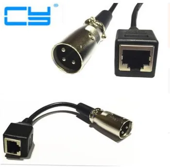 LBSC 3 Pin XLR Male to RJ-45 RJ45 Female Adapter Converter Extender Extension Cable Wire Cord - 6 inch
LBSC 3 Pin XLR Male to RJ-45 RJ45 Female Adapter Converter Extender Extension Cable Wire Cord - 6 inch