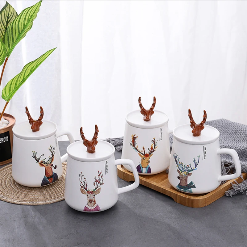 Ceramic Mugs Creative Antl Coffice Cup with Lid Cartoon Mug Student Children Juice Drink Cups Couple Cup Gifts
Ceramic Mugs Creative Antl Coffice Cup with Lid Cartoon Mug Student Children Juice Drink Cups Couple Cup Gifts