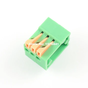 100Pcs Per Lot Universal 2.54mm 0.1" Pitch 3 Poles 6 Pin Pluggable Spring Screless Terminal Block Connector
100Pcs Per Lot Universal 2.54mm 0.1" Pitch 3 Poles 6 Pin Pluggable Spring Screless Terminal Block Connector