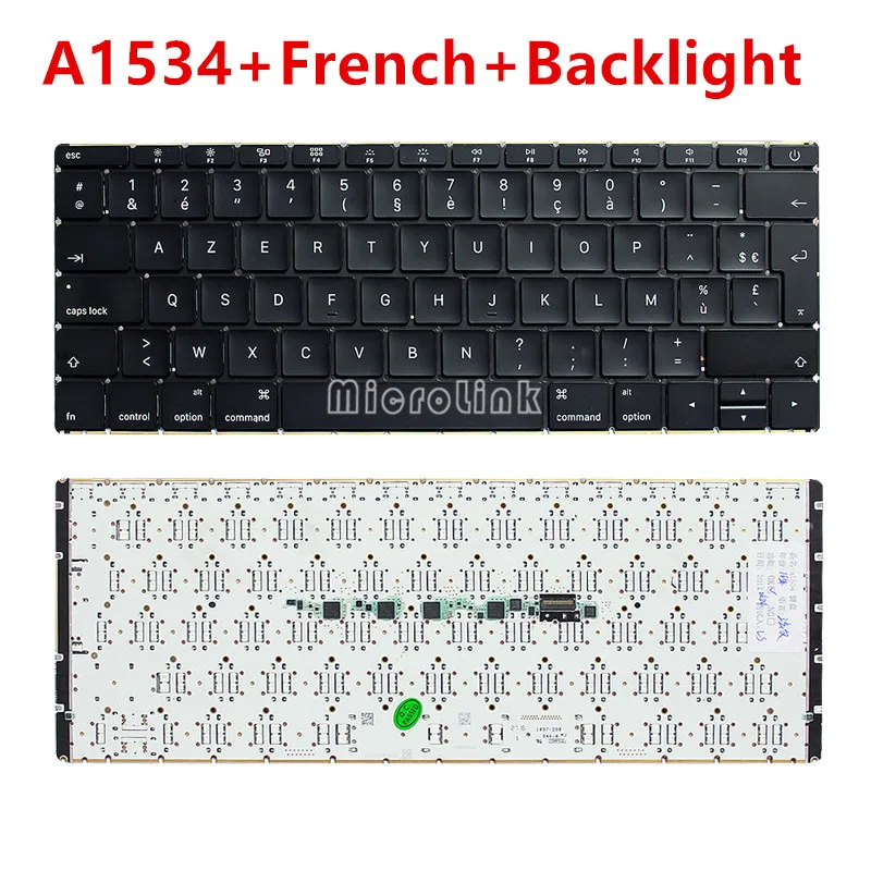 New FR keyboard for MacBook 12" A1534 FR French keyboard with Backlight A1534 keyboard
New FR keyboard for MacBook 12" A1534 FR French keyboard with Backlight A1534 keyboard